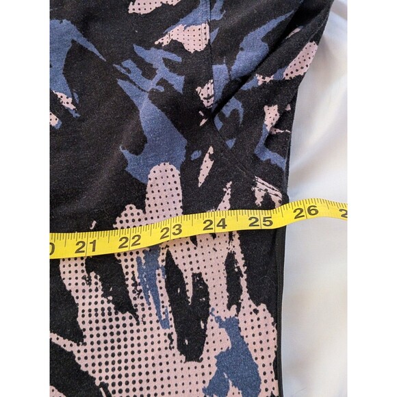 Calvin Klein Performance Stretch Top Women's 2X Black Pink Abstract Athleisure - Picture 9 of 10